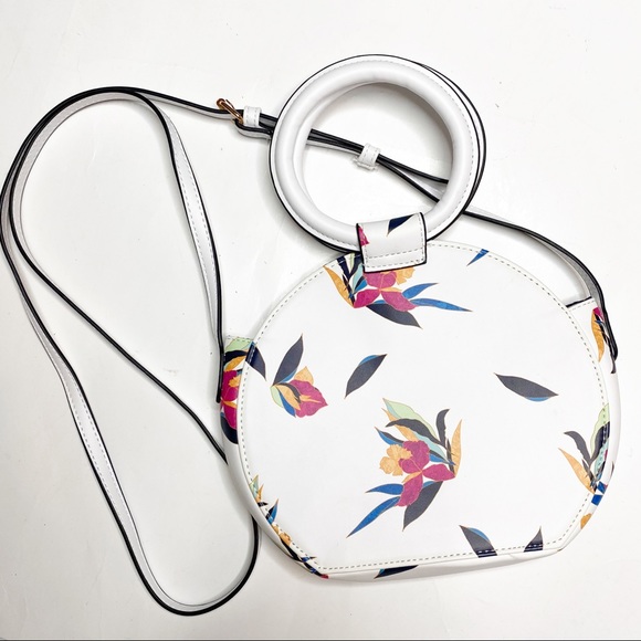 A New Day Floral Print Circle Crossbody Bag - Picture 3 of 8